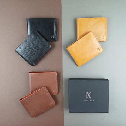 Novante Clyve Bi-Fold Leather Wallet